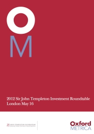 TEMPLETON FOUNDATION 2012